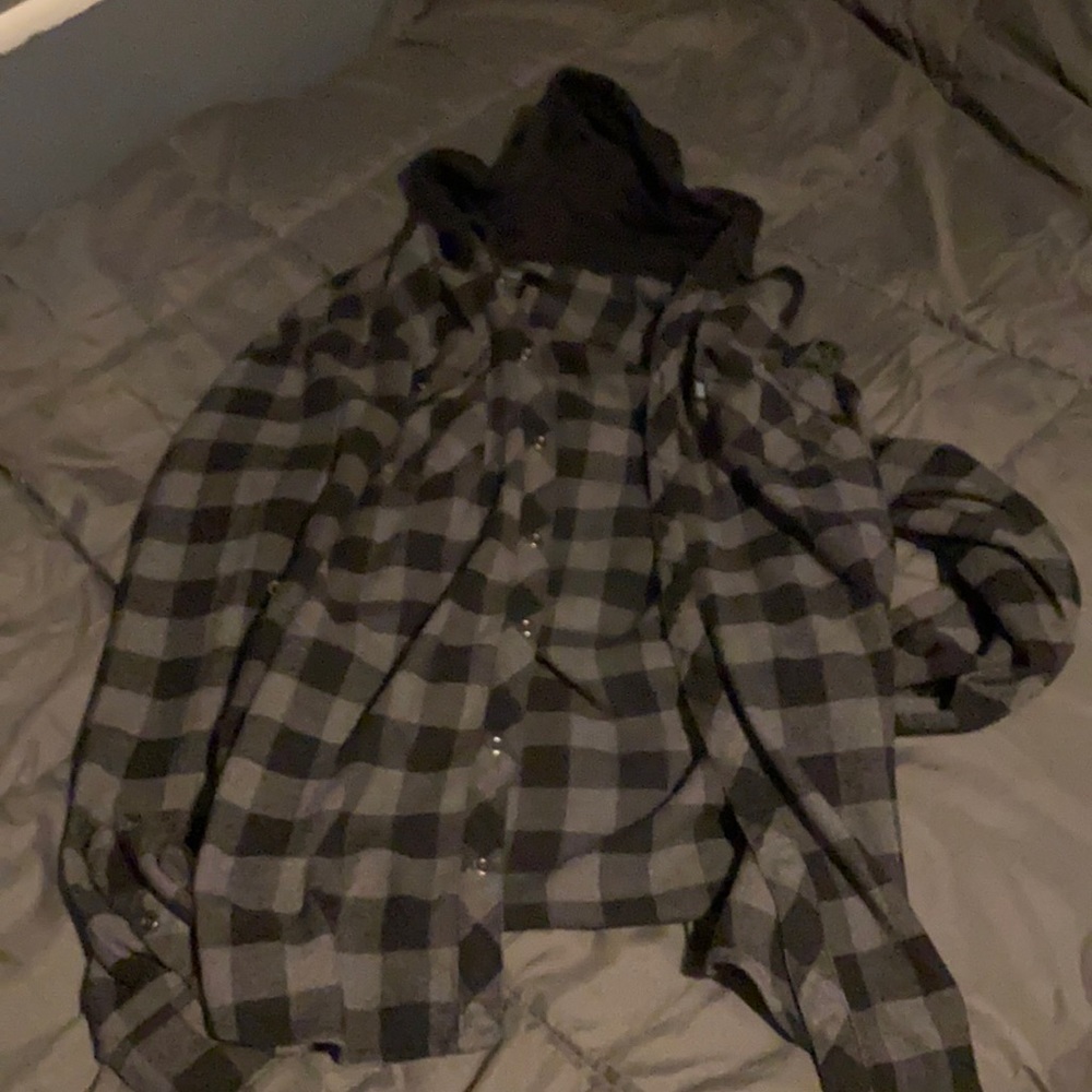 Black/Gray Flannel